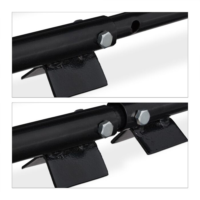 Relaxdays Регульована полиця для дров