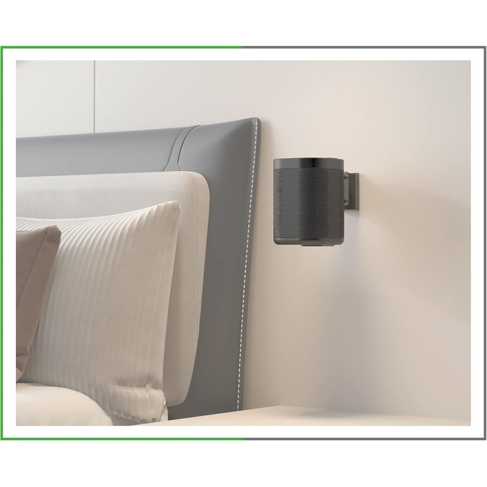 Підставка для SONOS ONE та Play:1 Conecto CC50596-2 (2 шт.) - білий колір, висота 71.6 см, максимальне навантаження 3 кг, з кабелеуправлінням