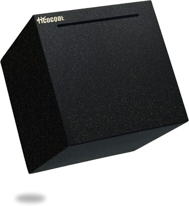 Скарбничка Hicocool з нержавіючої сталі 12 см чорна