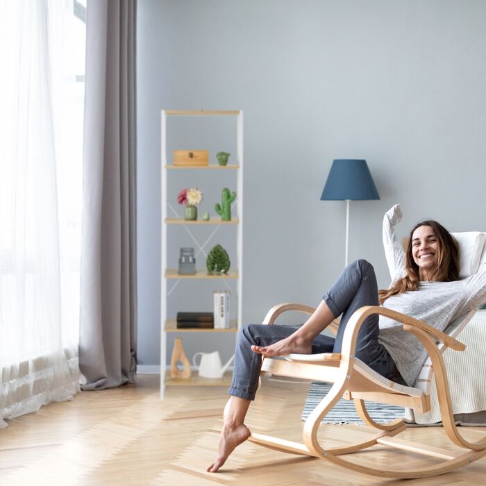 Стелаж Relaxdays на 6 полиць