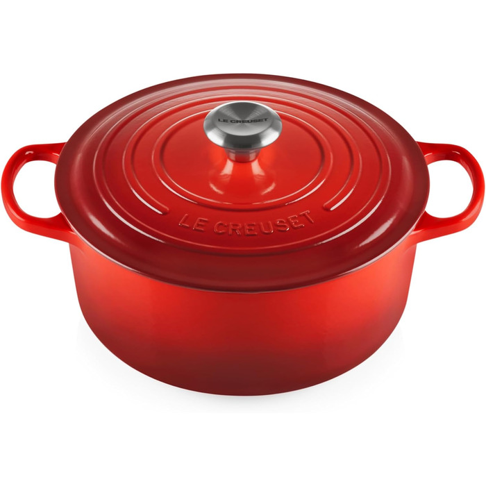 Каструля Le Creuset Signature з чавуну, Ø 26 см, 5,3 л, Червоний (Kirschrot)