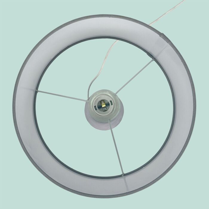 Лампа настільна Relaxdays з оксамитом та льоном