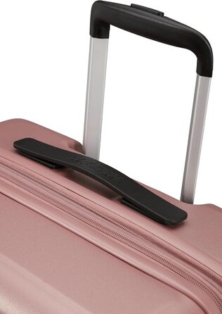 Набір валіз American Tourister Aerotech (3 шт.) - ручна поклажа, середній, великий, розширюваний, з TSA-замком, блакитний/рожевий (металік)