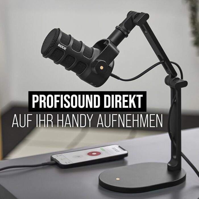 Мікрофон RØDE PodMic XLR/USB для подкастів, стрімінгу, ігор та музики