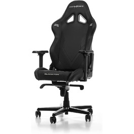 Ігрове крісло DXRacer Gladiator G001, Штучна шкіра, Чорне, до 200 см