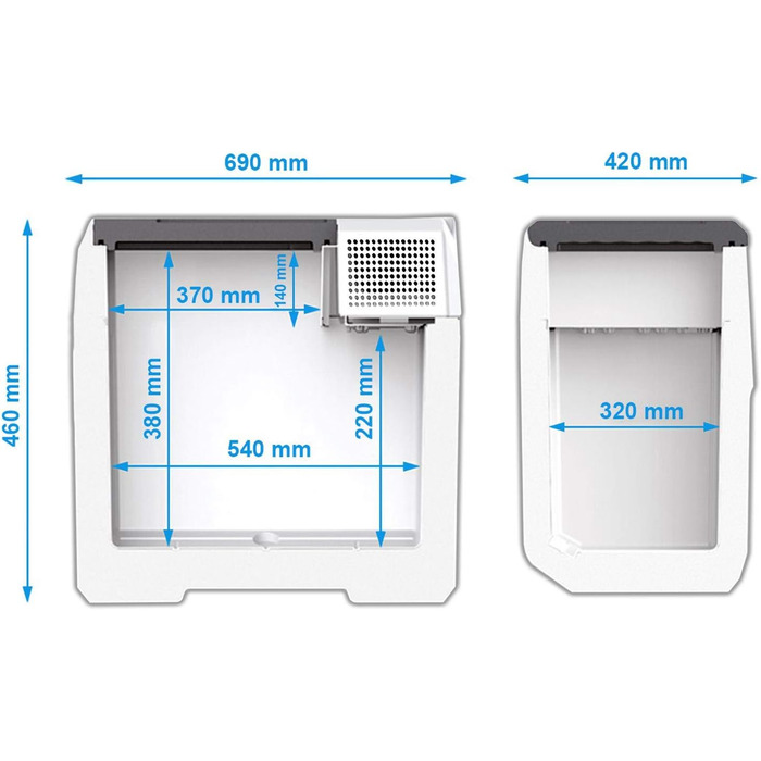 Термобокс MOBICOOL MCF40 Kompressor: 38 літрів, 12/24/230V, для авто, вантажівки, човна, кемпінгу та розетки