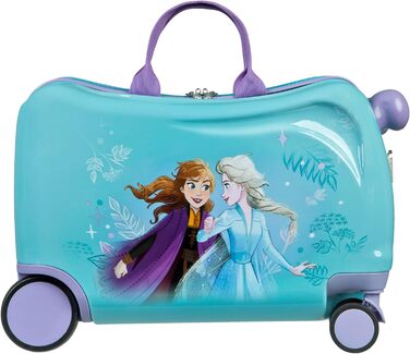 Візок під прикриттям Ride-on Frozen - дитячий багаж для сидіння, до 50 кг, з ручками для перенесення