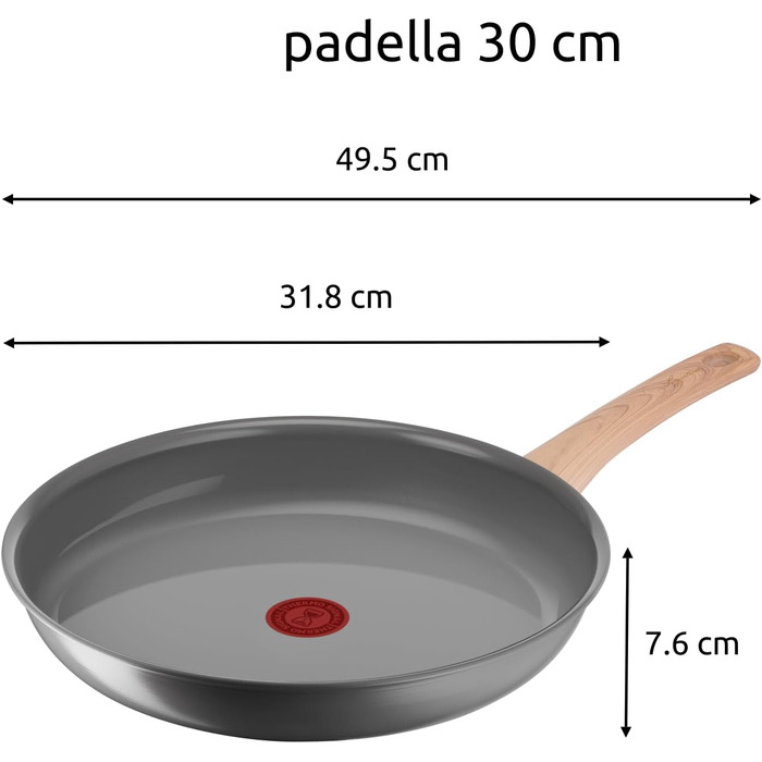 Сковорода Lagostina Vivissima 20 см з керамічним покриттям, для всіх типів плит (індукція)