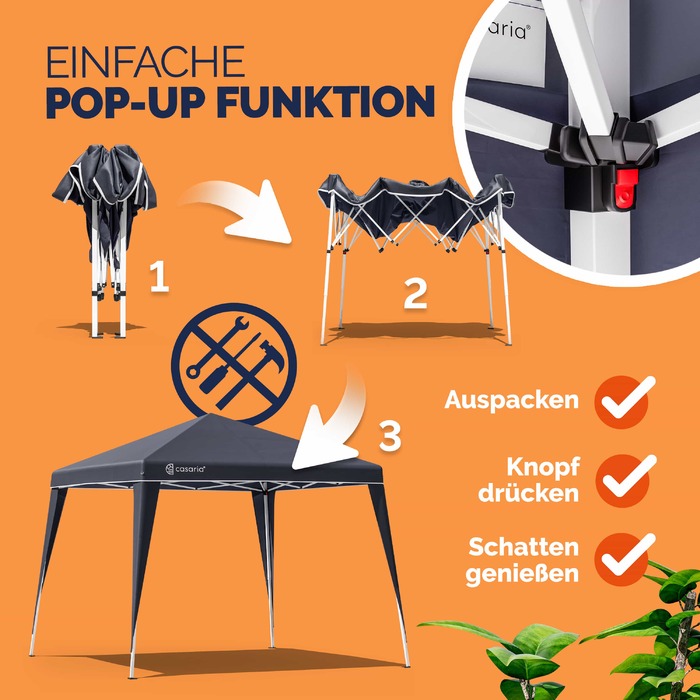 Альтанка Капрі - Popup Антрацит 3х3м