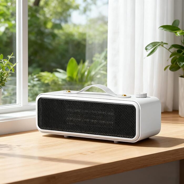 Електричний обігрівач для офісу та дому | Міні-обігрівач на стіл | Швидкий нагрів для холодної погоди | Обігрівач для офісу, дому, подорожей, спальні, робочого місця | Клас енергоефективності A