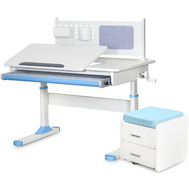 Комплект (S) ErgoKids TH-325 (парта + тумба) (арт.TH-325 + BD C3_ BLUE)