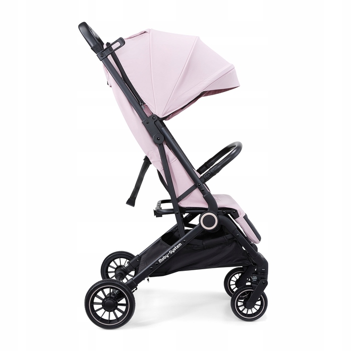 Дитячий візок-прогулянка Moby-System LENA PINK PRO з функцією валізки