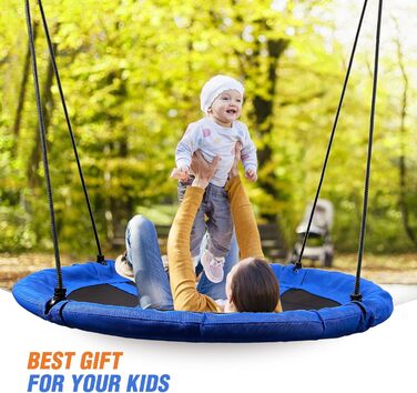 Шоукель REDCAMP Ø 110 см, водостійкий Textilene, для саду та майданчика, блакитний