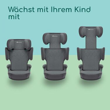 Автокрісло Bebeconfort RoadSafe i-Size для дітей 3,5-12 років (100-150 см), з регулюванням підголівника, легке та компактне