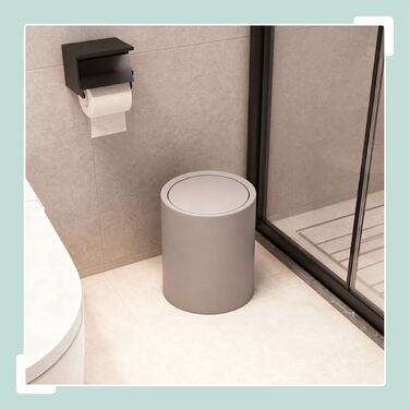 Контейнер для косметики Relaxdays з кришкою-гойдалкою, 6 літрів