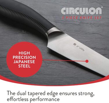 Набір ножів Circulon Messer-Set з нержавіючої сталі (3 шт.)