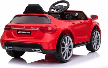 Дитячий електромобіль Mercedes AMG GLA45 з пультом, ліцензія, червоний