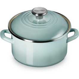 Le Creuset Супниця емальована на сталі, 3.8 л, колір 'Морська сіль'