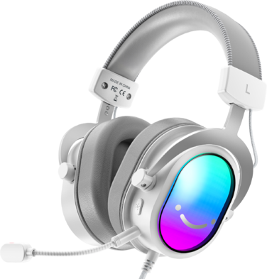 Навушники Fifine H16 7.1 White RGB