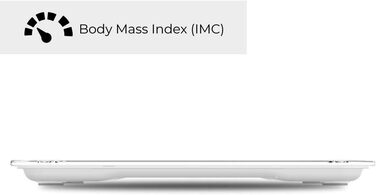 Цифрові ваги для ванної кімнати BC300 - Розумні, електронні та професійні з 4 високоточними датчиками та 13 функціями - Шкала жиру в організмі - З'єднання та додаток Bluetooth - Одиниця вимірювання ваги кг/фунт