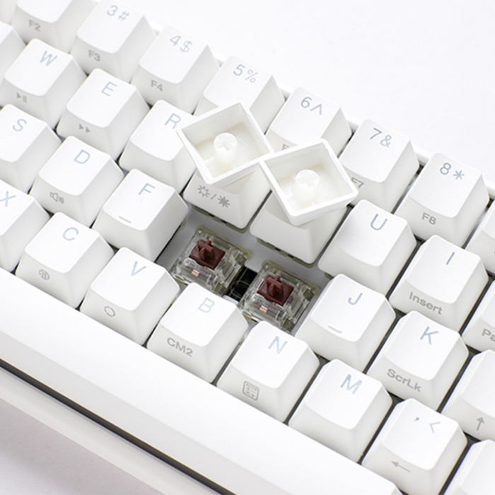 Механічна клавіатура Ducky One 3 Mini Cherry MX Brown RGB White UA