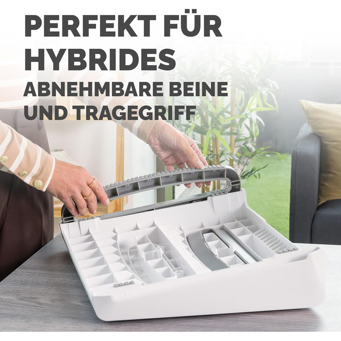 Підніжка для ніг Fellowes Standard, регульована по висоті, з вільно рухомою платформою, з переробленого пластику, для офісу та дому