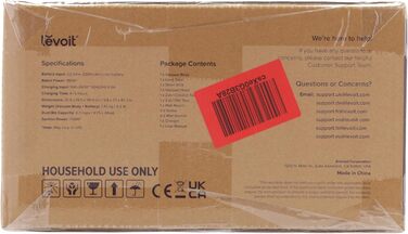 Бездротовий пилосос Levoit LVAC-200: 4-в-1, для дому та авто, фільтрація 99,9%, для тварин, килимів, твердих поверхонь