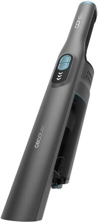 Ручний пилосос Cecotec Conga Rockstar: 210 Вт, цифровий, 20 кПа, до 40 хв роботи, 2 режими, насадки 2в1, для килимів та матраців, сірий (Micro+ Clean&Car)