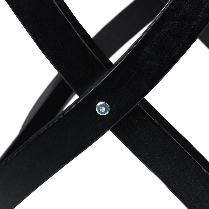 Підставка для валізи Relaxdays чорного кольору з захистом для стін