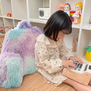 Подушка для відпочинку Holawakaka з підлокітниками, ідеальна для підтримки спини під час відпочинку, ігор, читання або перегляду телевізора, м'який батик, стандартна