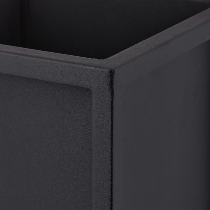 Підставка для квітів Relaxdays з металу, чорного кольору