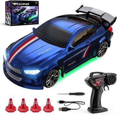 Umikk Mini RC Drift Car Pro 1:64 - Повнопривідний дрифт-кар на радіокеруванні для дорослих, подарунок