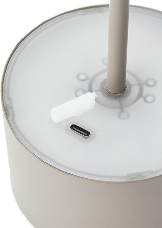LED-лампа настільна Taupe з диммером та акумулятором. Сучасний дизайн, енергозбереження, USB-зарядка. Настільна лампа для дому.