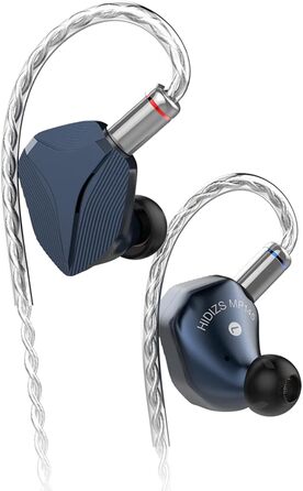 Внутрішньоканальний монітор LINSOUL Hidizs MP145, 14,5 мм Planar HiFi IEMs, знімний 2-контактний кабель (3,5 мм, синій)