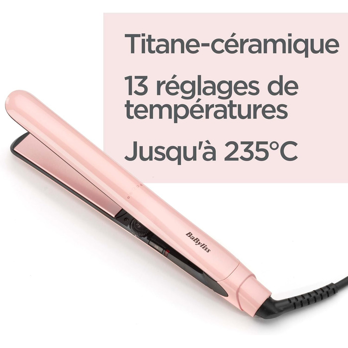 Випрямляч для рум'ян BaByliss Rose, 13 рівнів температури до 235С, 2498PRE Рум'яна Троянда