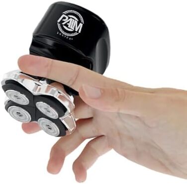 Електричний гоління для обличчя та голови Skull Shaver Palm Pro MX5 - бездротовий, акумуляторний, для мокрого та сухого гоління, чоловічий, USB-зарядка, Grooming Set, леза Carver 4 Pro, LCD-дисплей