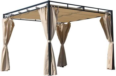 Заміна даху для перголи з плоским дахом Firenze 3x3m Pergola Покриття даху піском