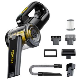 Акумуляторний ручний пилосос Fanttik Fold V10 APEX Pivot для авто та дому, потужність 17 000 Па, LED-дисплей, з гнучким шлангом та щіткою для шерсті тварин