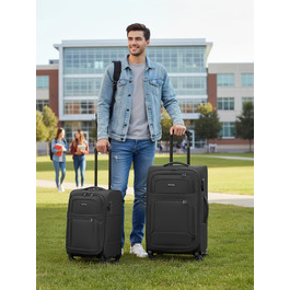 розмір: валіза s (56 см), розширювана