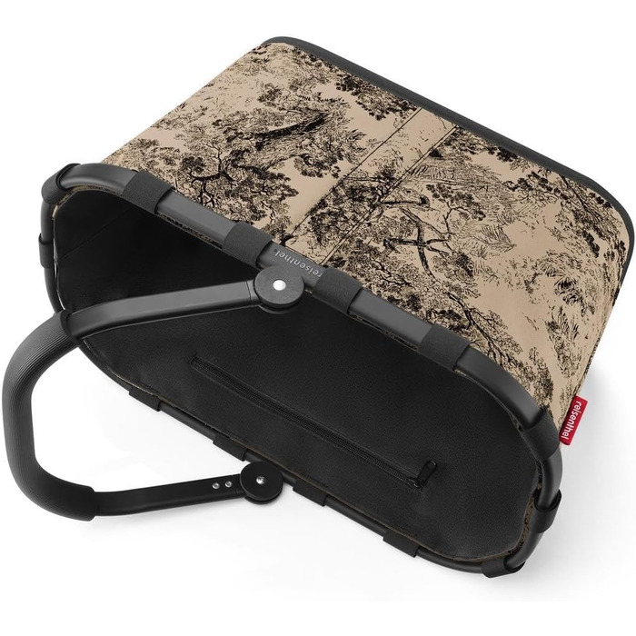Сумка-шопер Reisenthel Carry Bag – стабільний кошик для покупок з великим об'ємом та практичною внутрішньою кишенею. Елегантний та водостійкий дизайн (Jacquard Brown, Single)