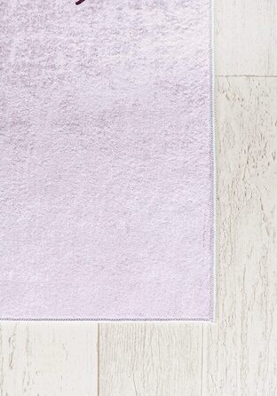 Килимок для дитячої кімнати в Мазовії нековзний - можна прати при температурі до 30 градусів-Дитячий килим з коротким ворсом для балерини килим для дитячої кімнати-килими EKO-TEX для дівчаток рожевий рожевий (120 х 170 см, рожевий рожевий / 41970)
