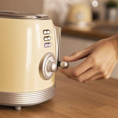 Тостер Cecotec Toast&Taste 800 Vintage Light: 850 Вт, 2 слоти, нержавіюча сталь, зелений, вінтажний стиль