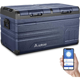 Кемпінгова сумка-холодильник AAOBOSI 72L з WiFi, USB, 12/24/240V -20°C для авто, вантажівки, човна, кемпінгу