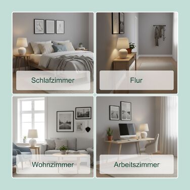 Лампа для столу Relaxdays з тканинним абажуром та керамічним цоколем