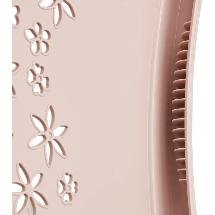 Ергономічна кошик для білизни keeeper з повітропроникним декором, нековзними м'якими ручками, об'ємом 50 л, біла, (скандинавський рожевий)