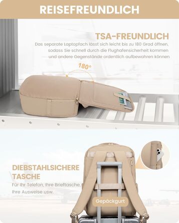 Рюкзак для ручної поклажі OVEVOOK: місткий, 40л, для ноутбука 17