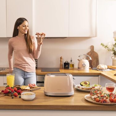 Тостер Cecotec Toast&Taste 800 Vintage Light: 850 Вт, 2 слоти, нержавіюча сталь, зелений, вінтажний стиль