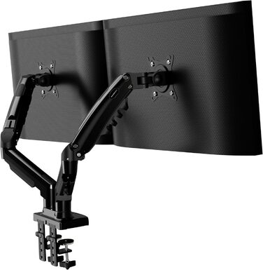 Кріплення для монітора Invision MX400 - 2 монітори, 19-32 дюйми, VESA 75/100 мм, регулювання висоти, настільний кріплення