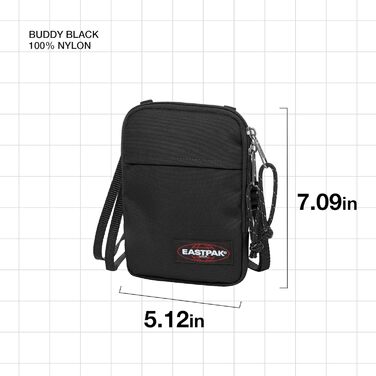 Сумка через плече Eastpak BUDDY, 18 см, 0,5 л чорна однорозмірна комплектація з поясною сумкою