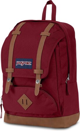 Рюкзак JanSport CORTLANDT, відділення для ноутбука 15 футів, червоний, один розмір